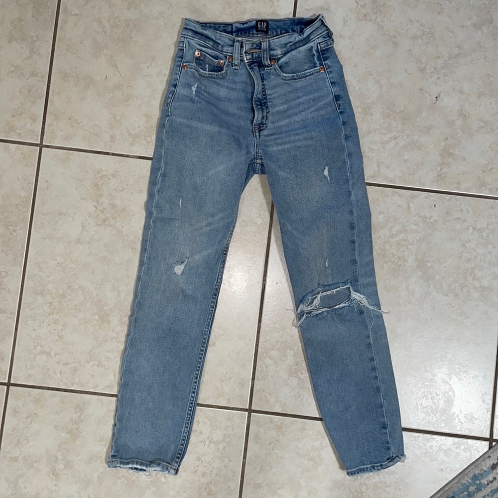 Gap straight leg skinny jeans
